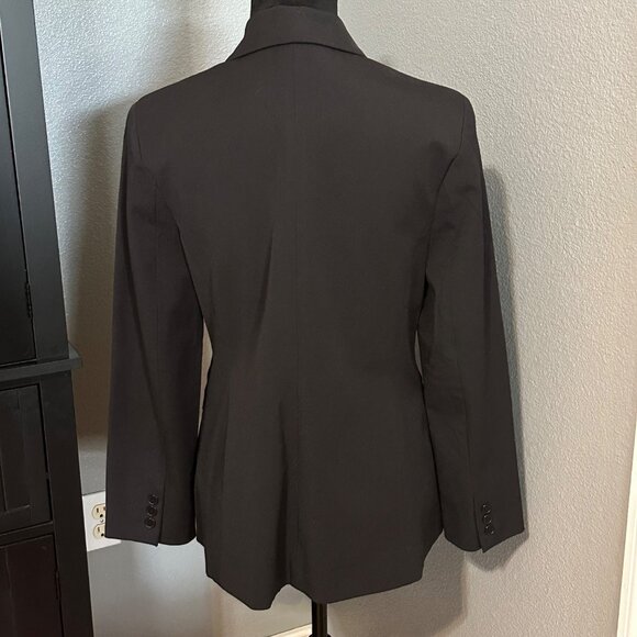 The Limited Stretch Blazer Womens M Black Lined Professional Classic Career Y2K - Picture 4 of 7